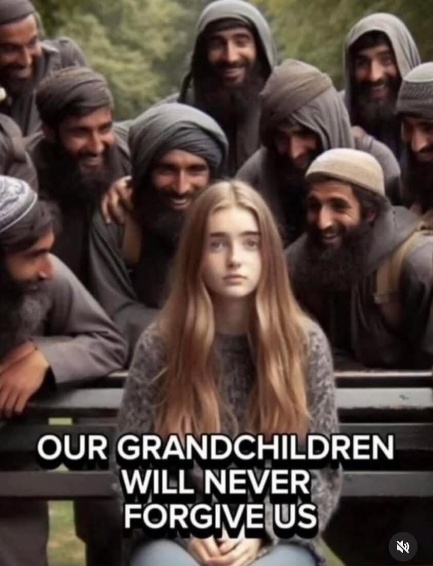 OUR GRANDCHILDREN WILL NEVER FORGIVE US