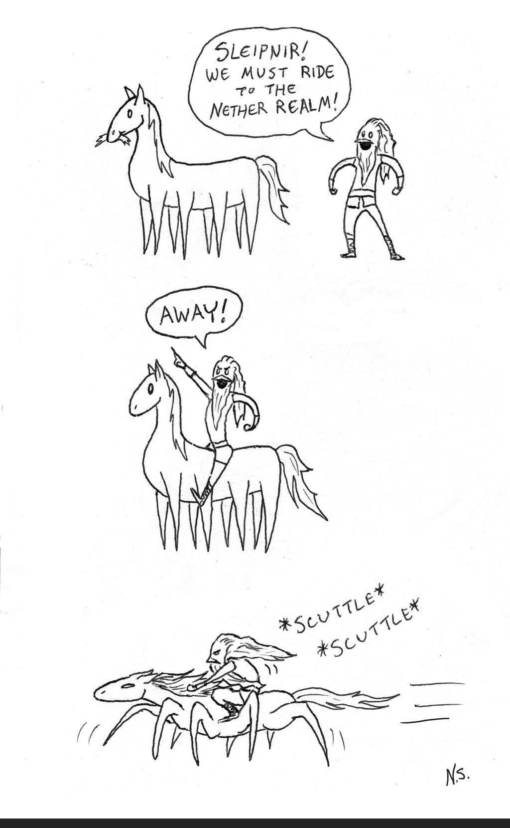 SLelpPNIR WE MUST RIDE