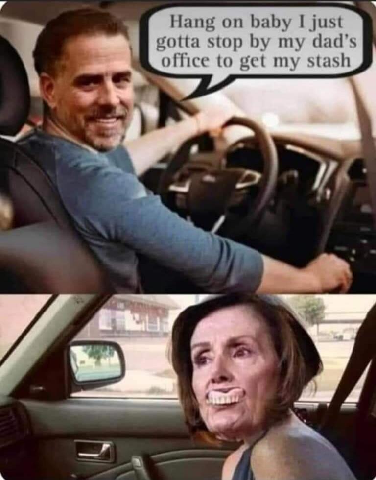 Hang on baby I just gotta stop by my dad's office to get my stash