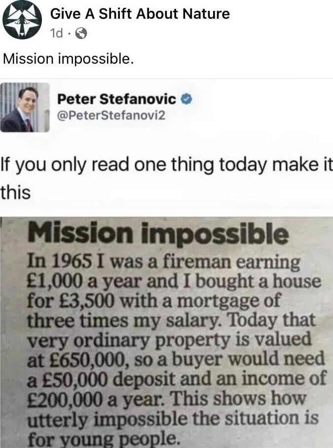 Give A Shift About Nature d Q Mission impossible Peter Stefanovic i PeterStefanovi2 If you only read one thing today make it this