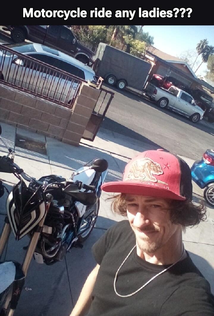 Motorcycle ride any ladies???