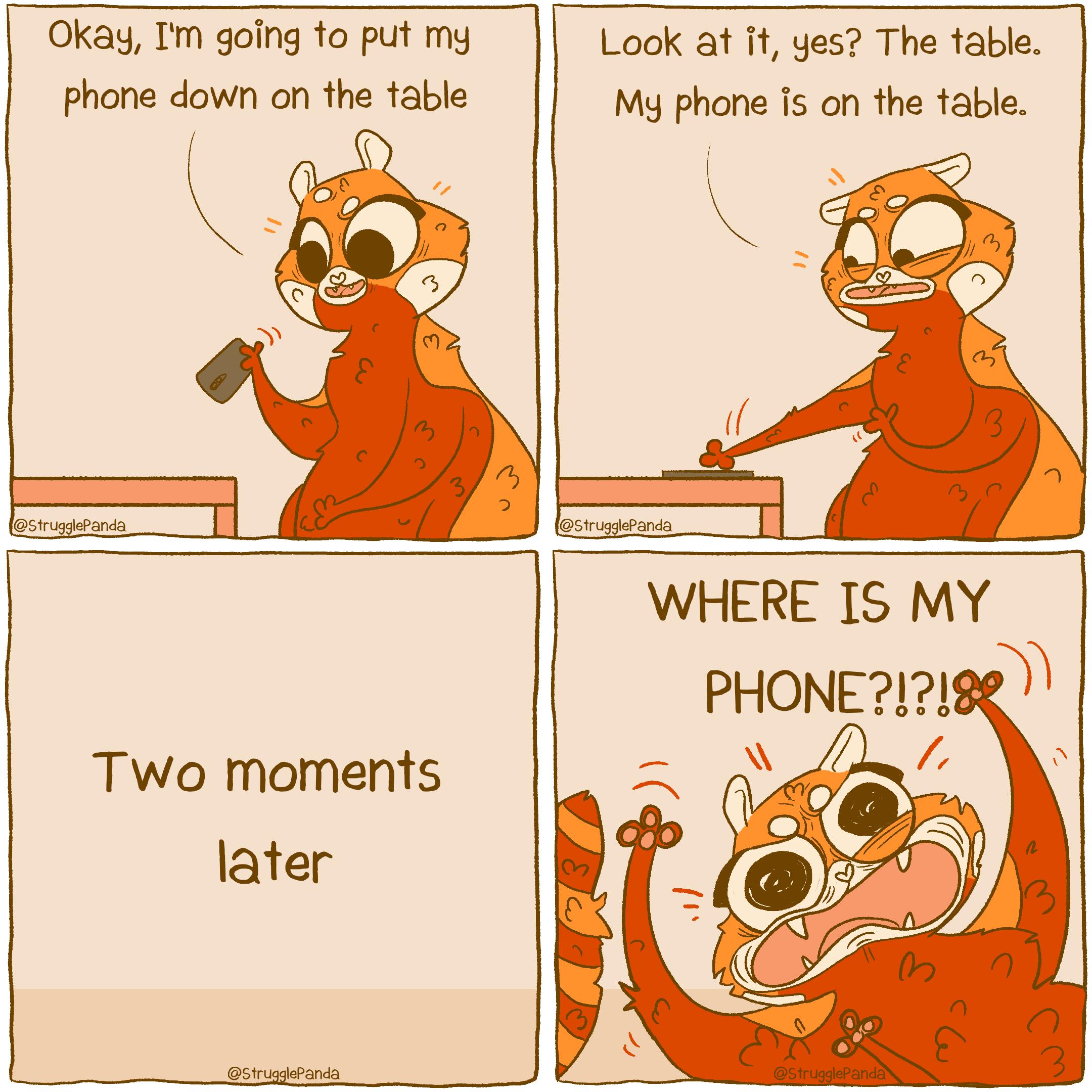 Okay Im going to put my phone down on the table Look at yes The table My phone is on the table Two moments later PHONE118 7