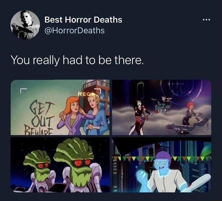 A Best Horror Deaths a HorrorDeaths You really had to be there