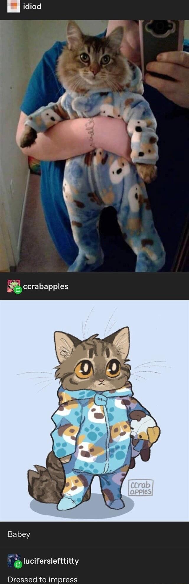 ccrabapples Babey luciferslefttitty Dressed to impress