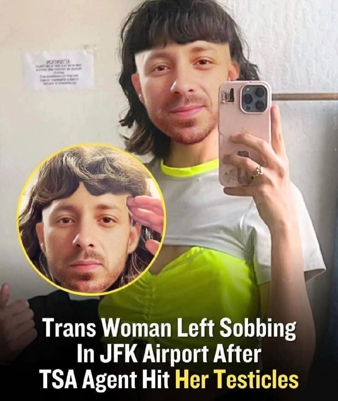 Trans Woman Left Sobbing In JFK Airport After TSA Agent Hit Her Testicles