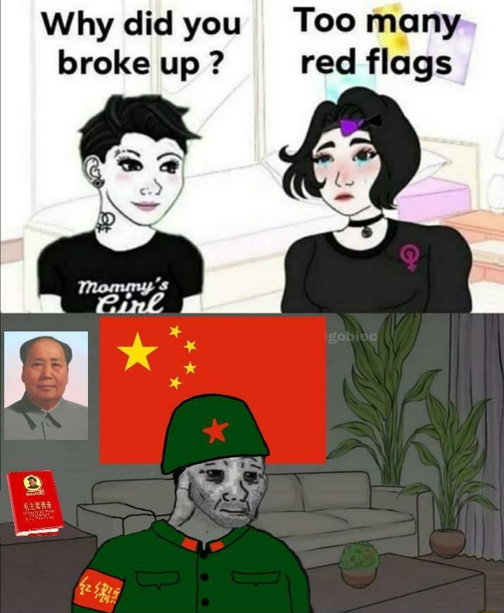 Why did you Too many broke up red flags