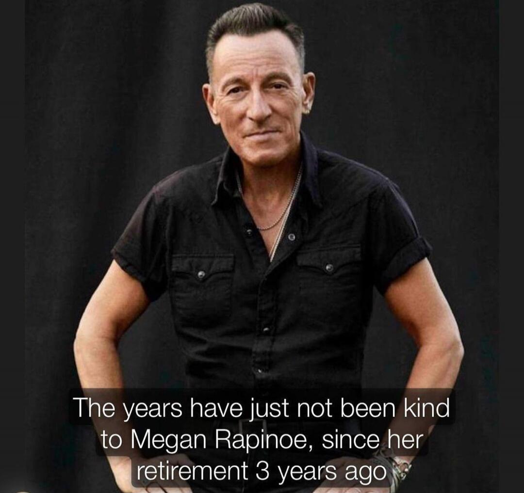 The years have just not been kind to Megan Rapinoe, since her retirement 3 years ago