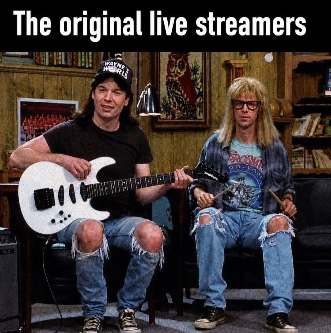 The original live streamers