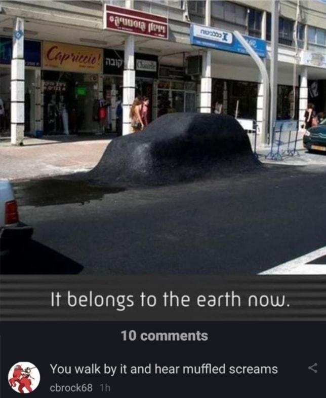 It belongs to the earth now 10 comments ACTREI SR E L EETE TG R R cbrock68