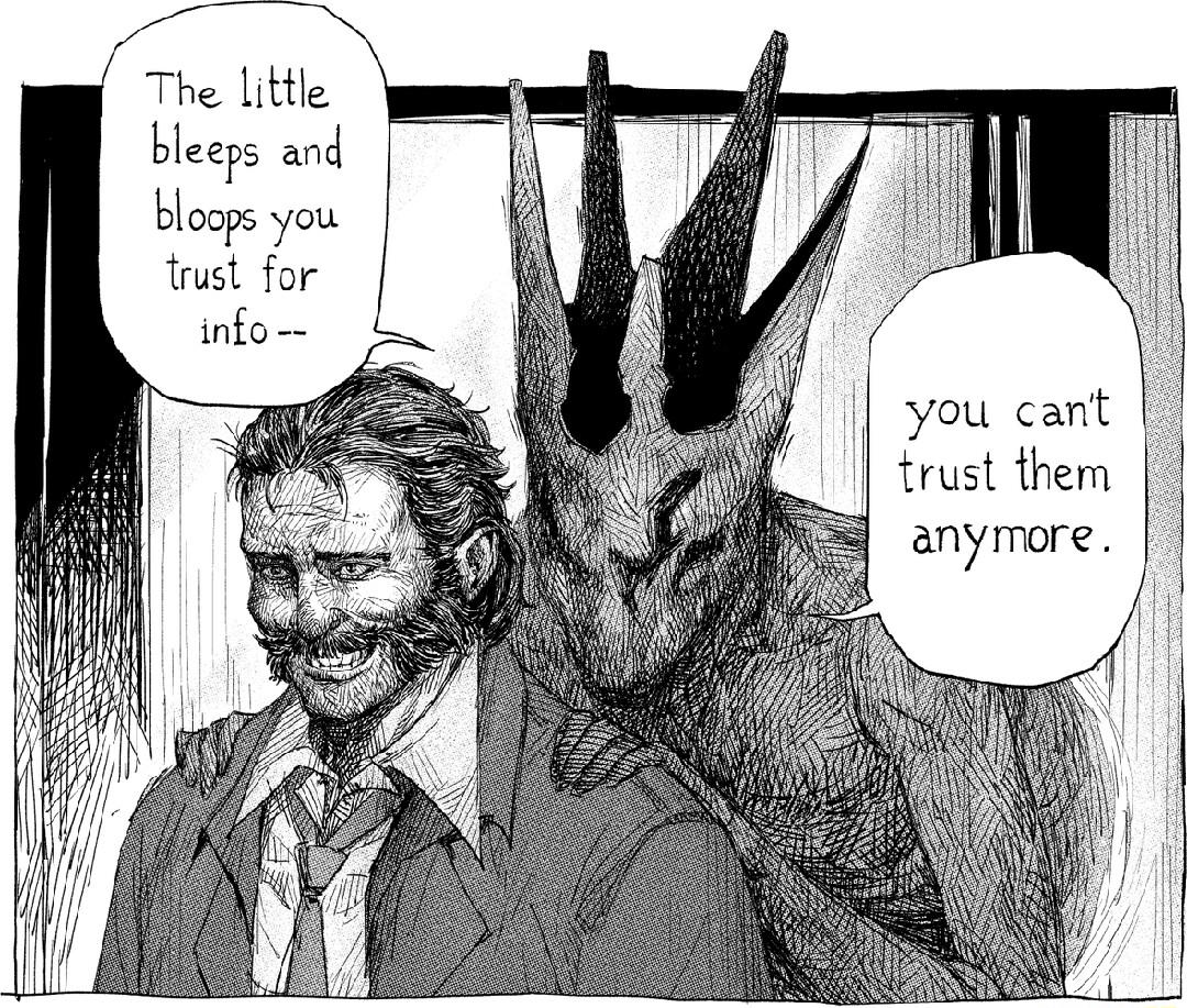 The lttle blesps and bloops you trust for info you cant trust them anyrmore