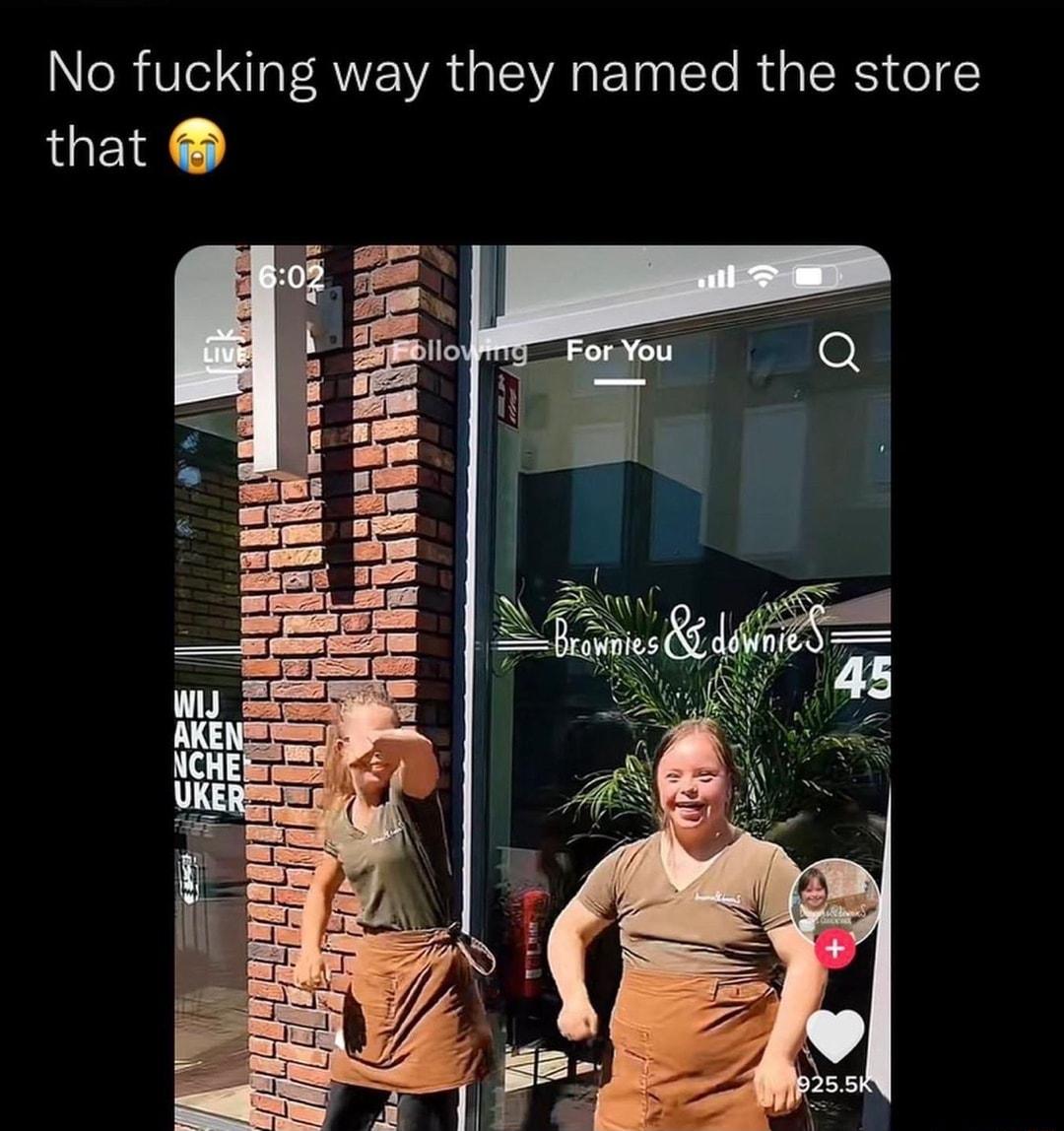 No fucking way they named the store that