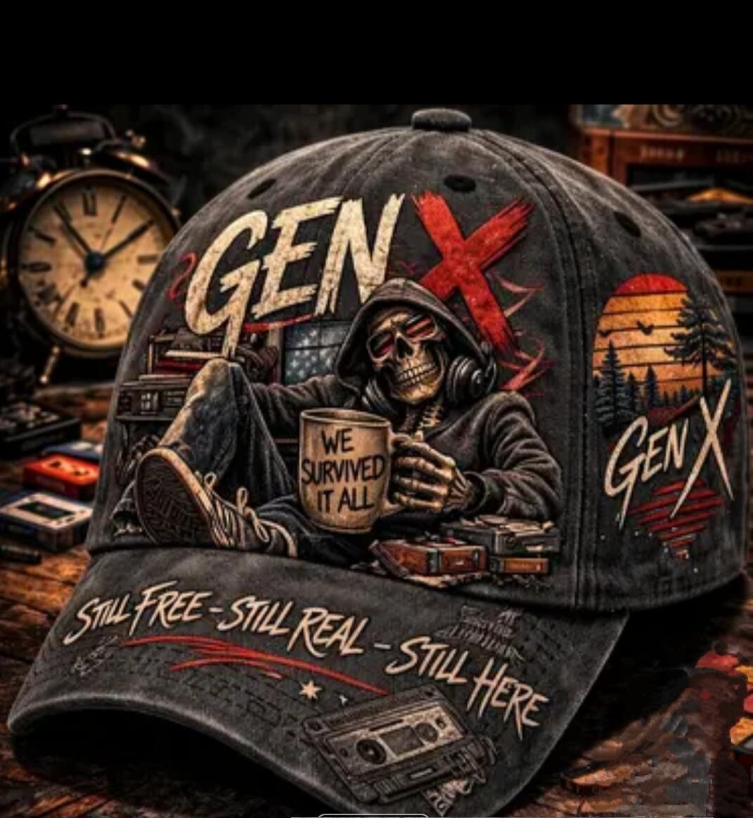 GEN X WE SURVIVED IT ALL STILL FREE - STILL REAL - STILL HERE