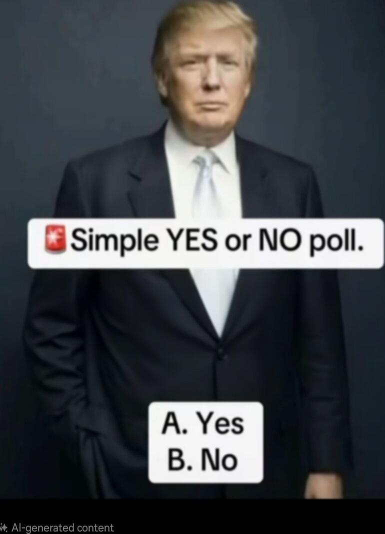Simple YES or NO poll. A. Yes B. No