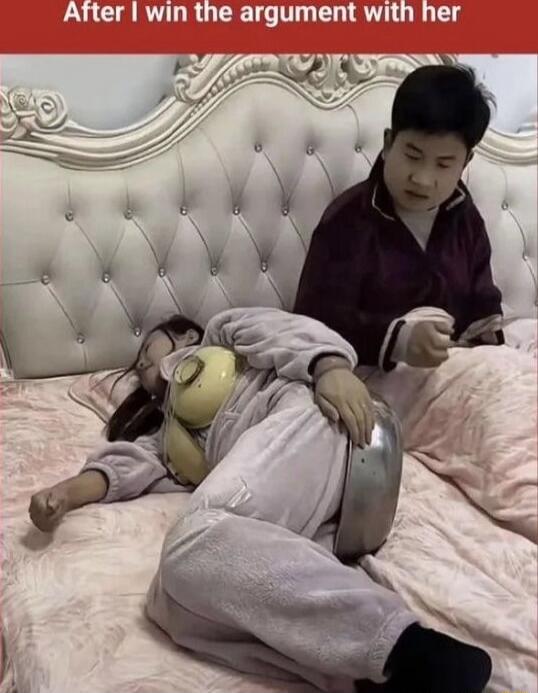 After I win the argument with her