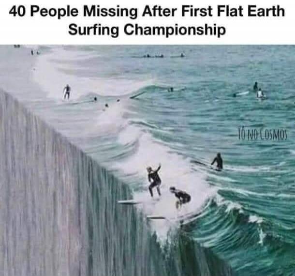 40 People Missing After First Flat Earth Surfing Championship