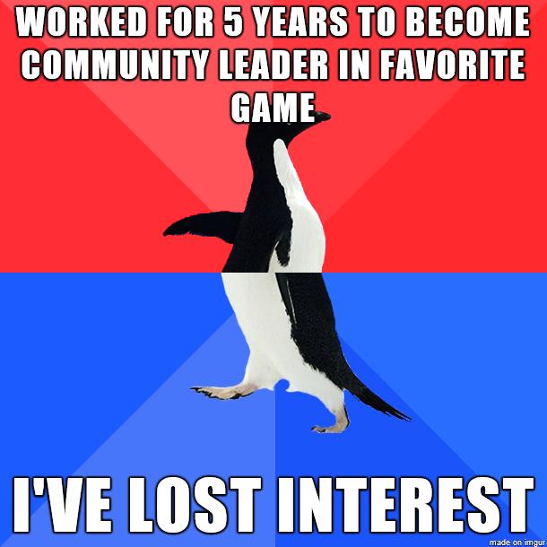 INORKED EORISYEARSTO BECOME COMMUNITYLEADERIN FAVORITE GAME FUELOST INTEREST
