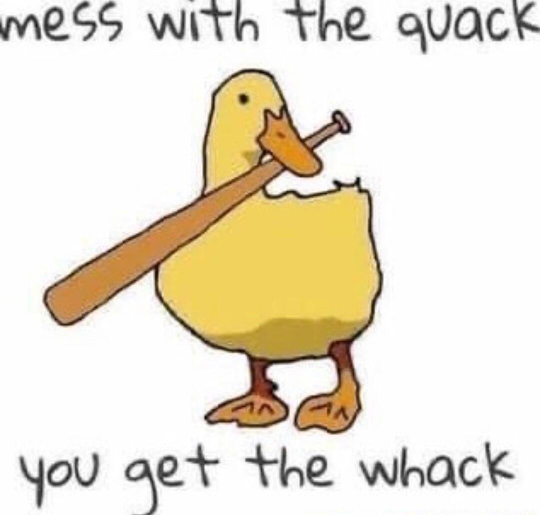 MESS WITh The auack Yo aaj the whack
