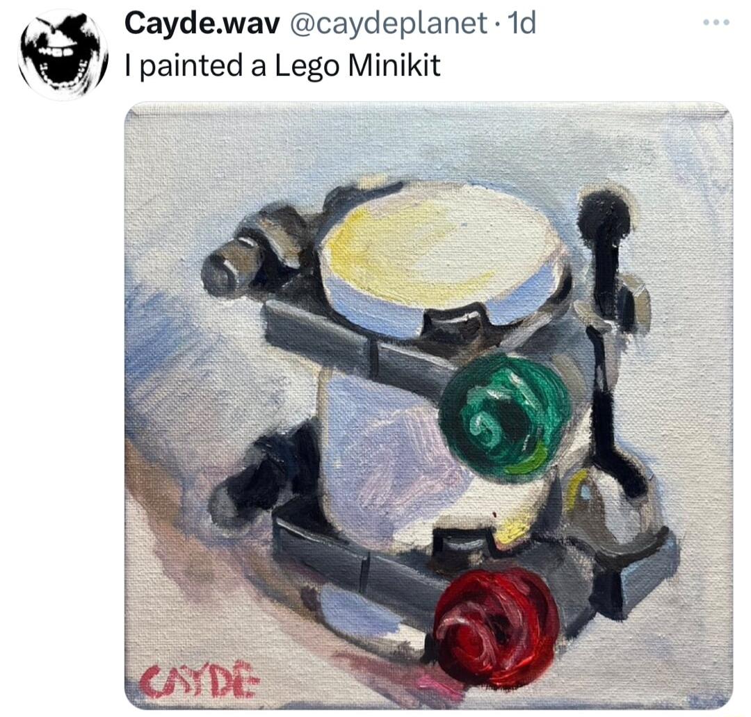 Caydewav caydeplanet 1d painted a Lego Minikit