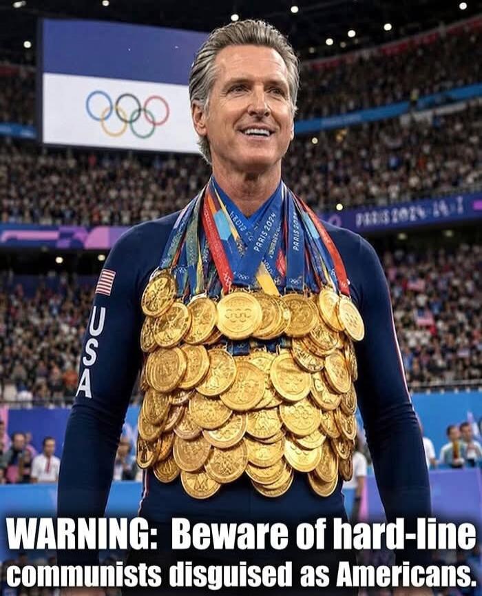 USA PARIS 2024 WARNING: Beware of hard-line communists disguised as Americans.