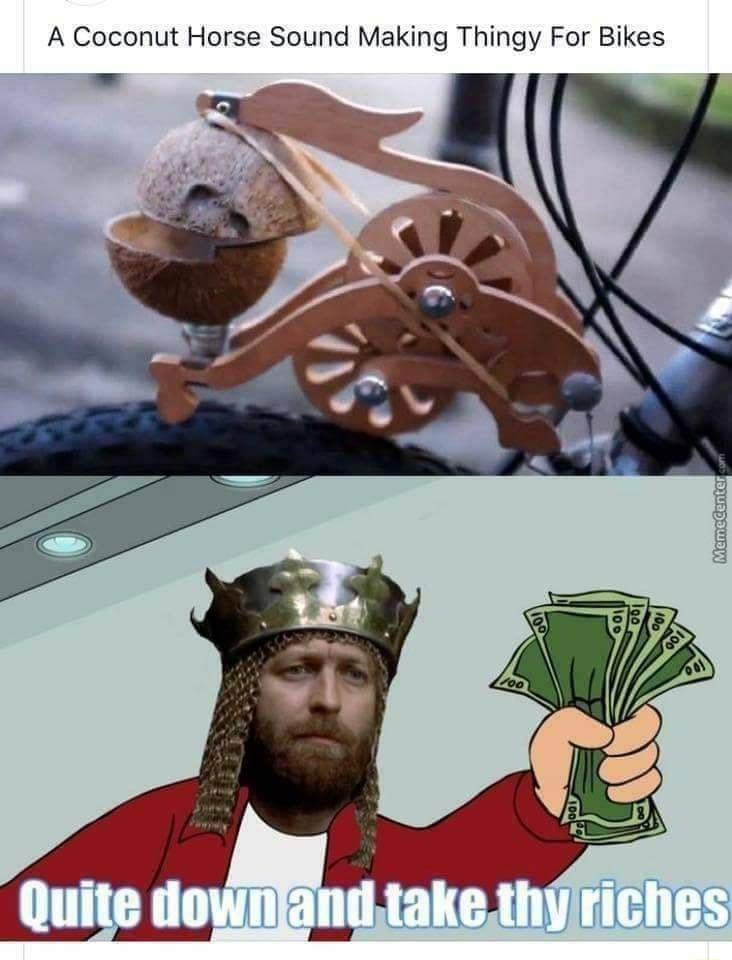 A Coconut Horse Sound Making Thingy For Bikes