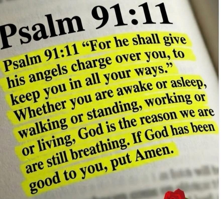 Psalm 91:11 Psalm 91:11 