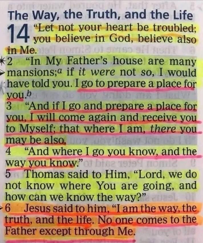 The Way, the Truth, and the Life
14 