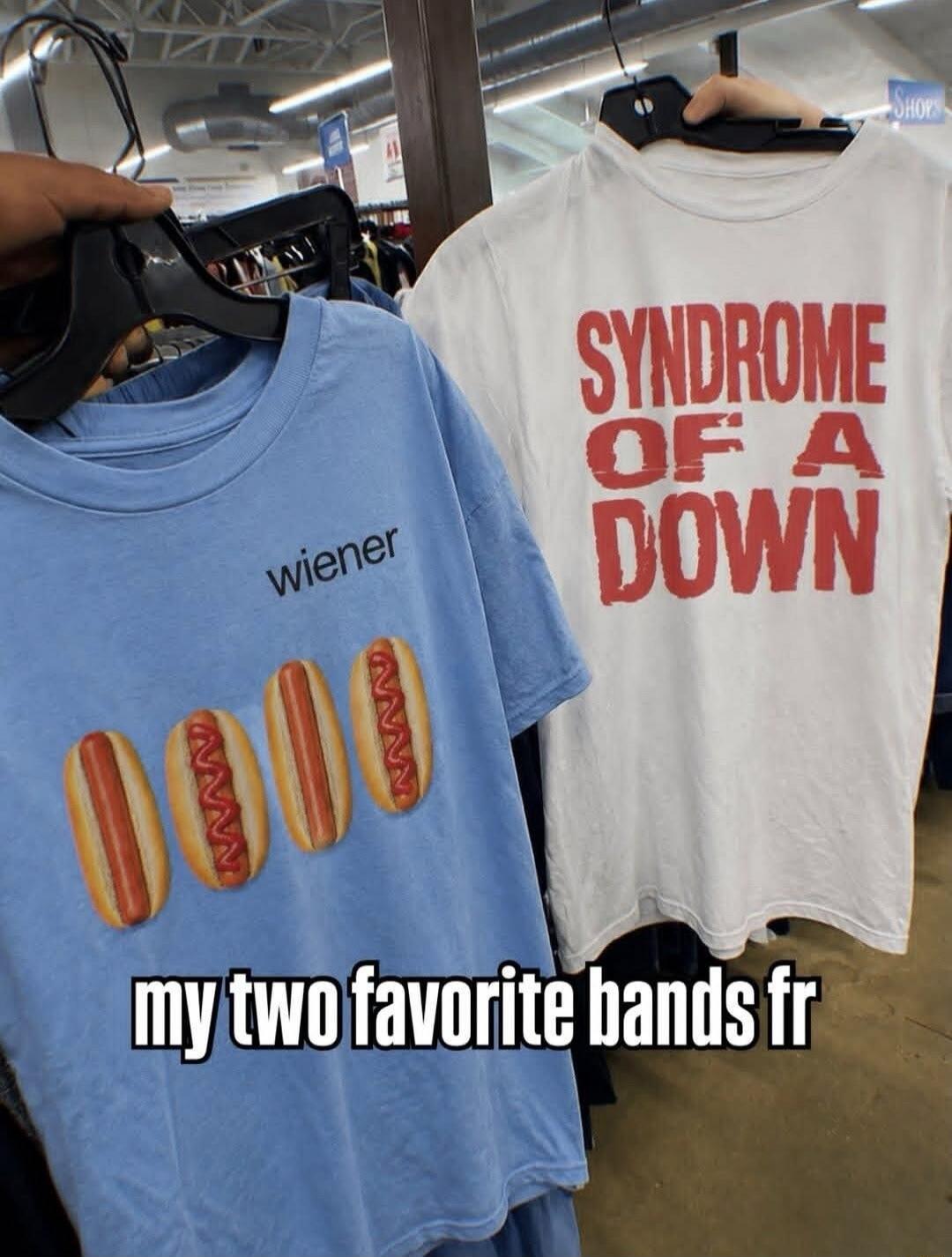 wiener, SYNDROME OF A DOWN, my two favorite bands fr