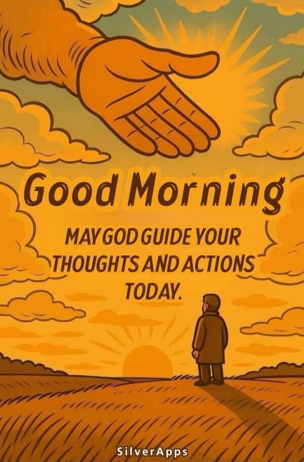 Good Morning. May God guide your thoughts and actions today. SilverApps.