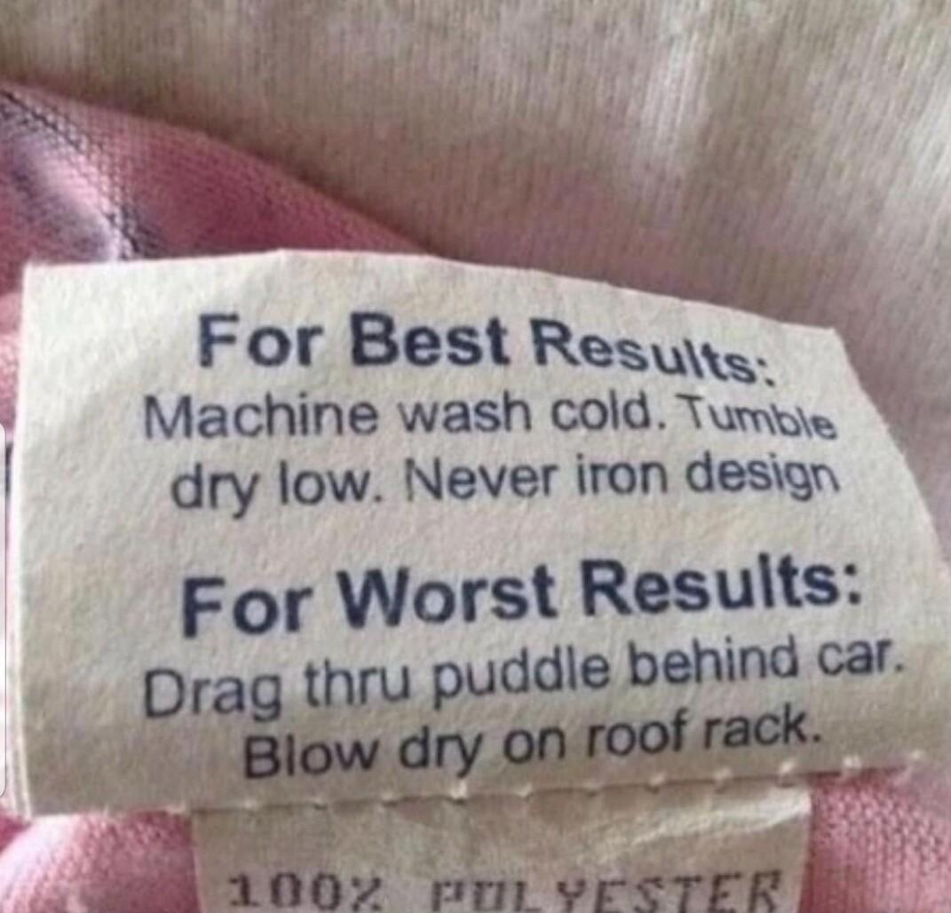 For Best Resyy Machine wash cold Tumue dry low Never iron design