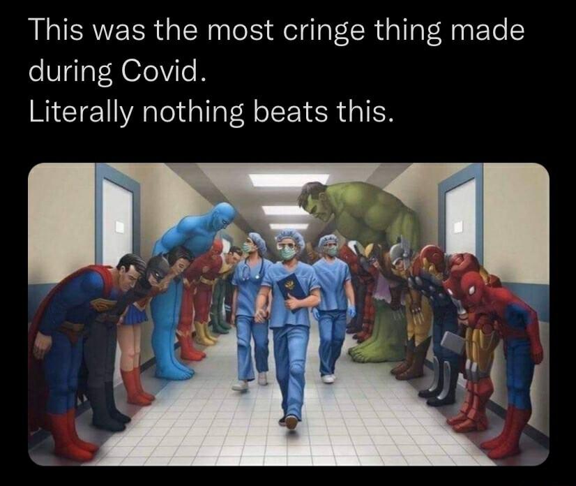 This was the most cringe thing made during Covid Literally nothing beats this