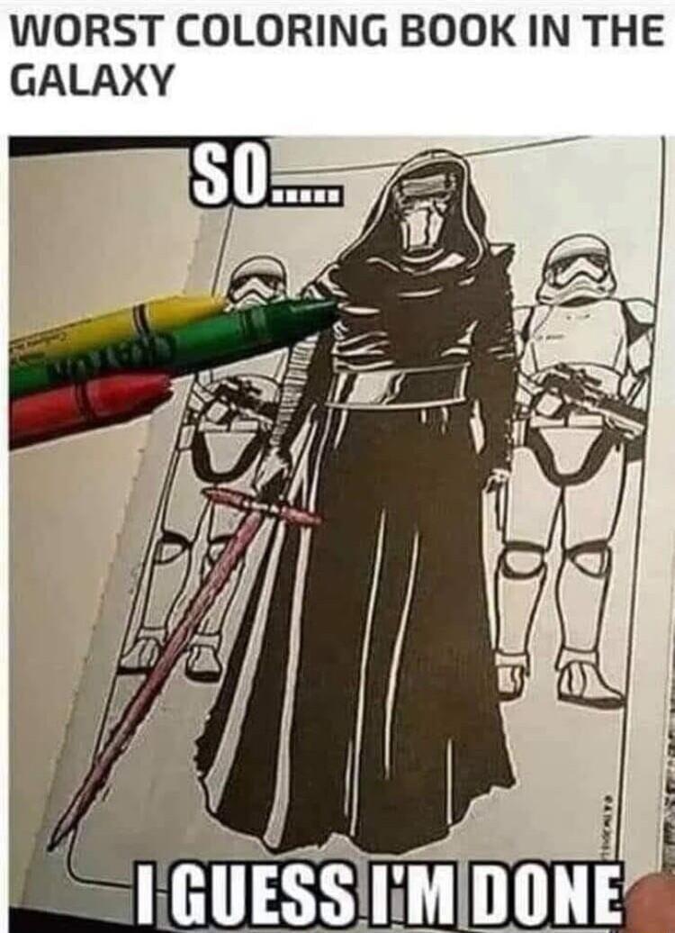 WORST COLORING BOOK IN THE GALAXY