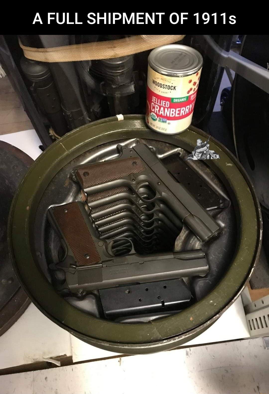 A FULL SHIPMENT OF 1911s
