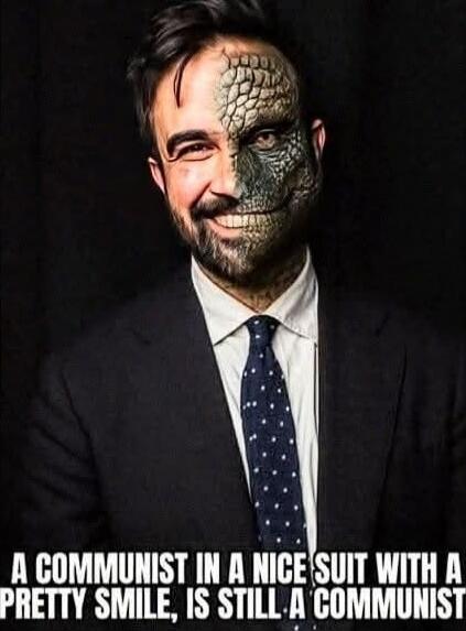 A communist in a nice suit with a pretty smile, is still a communist