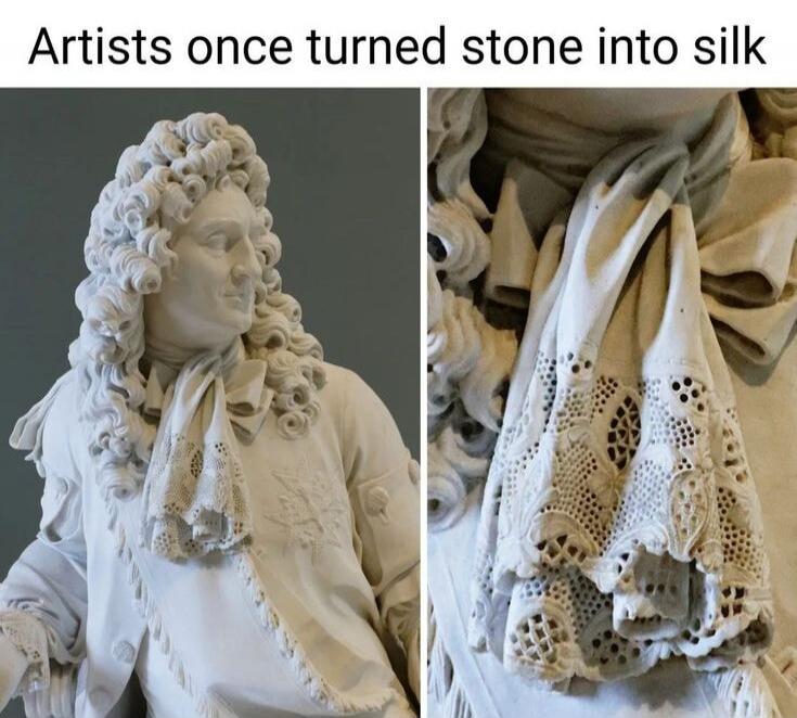 Artists once turned stone into silk