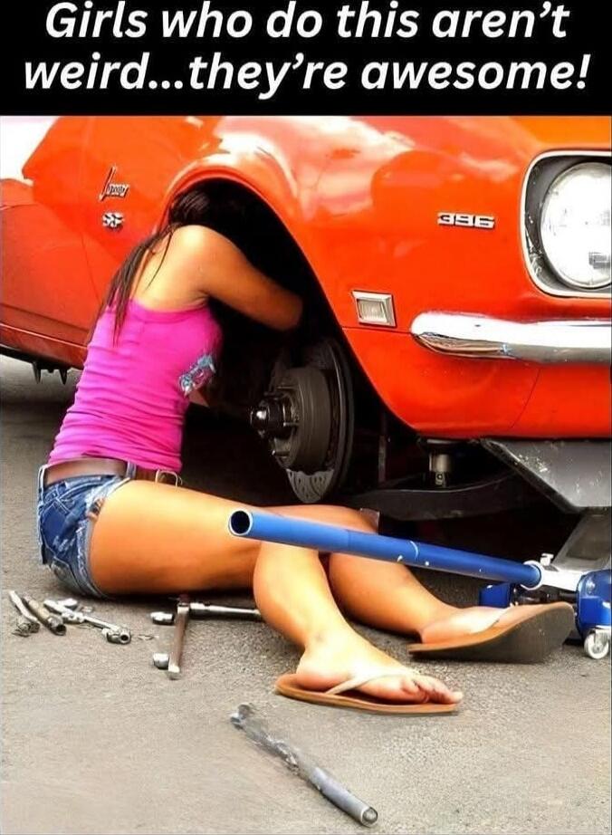 Girls who do this aren't weird...they're awesome!