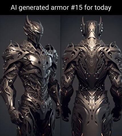 Al generated armor 15 for today