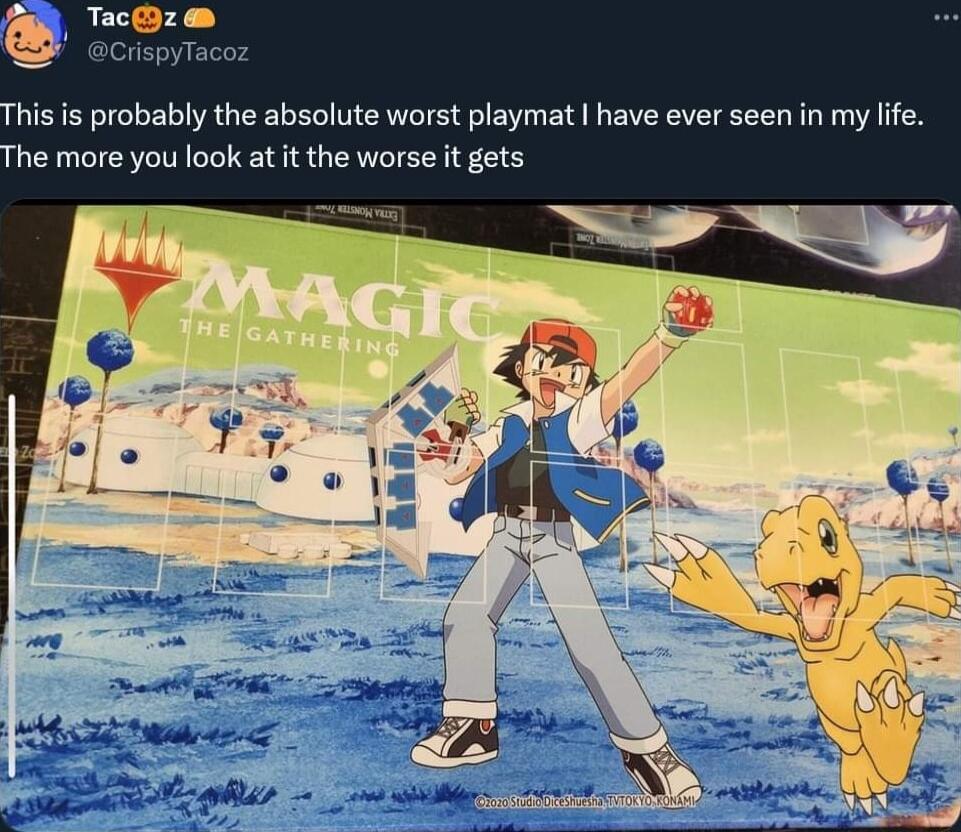 his is probably the absolute worst playmat have ever seen in my life he more you look at it the worse it gets