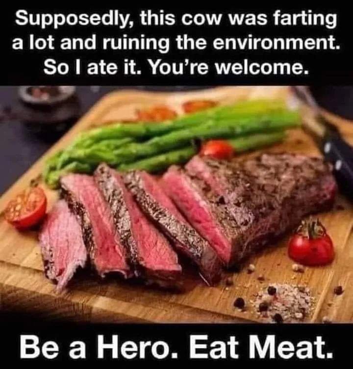 ETTTo 1o ToETY0 VAR TSR IVRVTE B8 T iy 1o ERLEL T RV T ToR G RNV T T T So ate it Youre welcome U Be a Hero Eat Meat