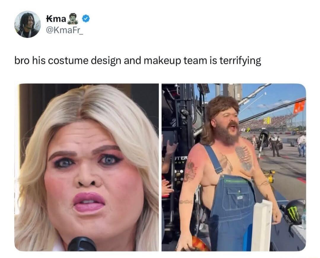 bro his costume design and makeup team is terrifying