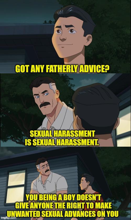 GOTANY FATHERLYADVICED SENURLHARASSMENT ot 1S SEXUALHARASS mmr 1