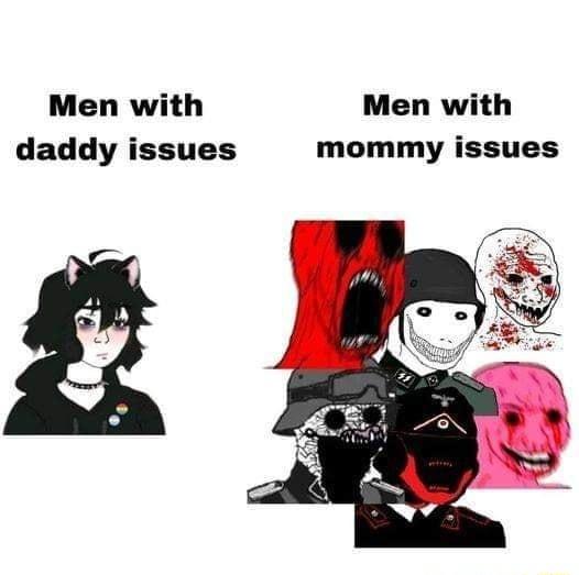 Men with Men with daddy issues mommy issues