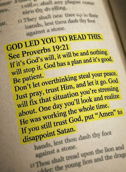 GOD LED YOU TO READ THIS.
See Proverbs 19:21
If it's God's will, it will be and nothing will stop it. God has a plan and it's good.
Be patient.
Don't let overthinking steal your peace.
Just pray, trust Him, and let it go. God will fix that situation you're stressing about. One day you'll look and realize He was working the whole time.
If you still 