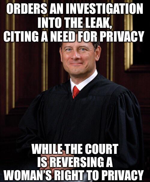ORDERS AN INVESTIGATION INTO THELEAK CITING A NEEDFOR PRIVACY WHILETHE COURT ISREVERSING A WOMANS RIGHTTO PRIVACY