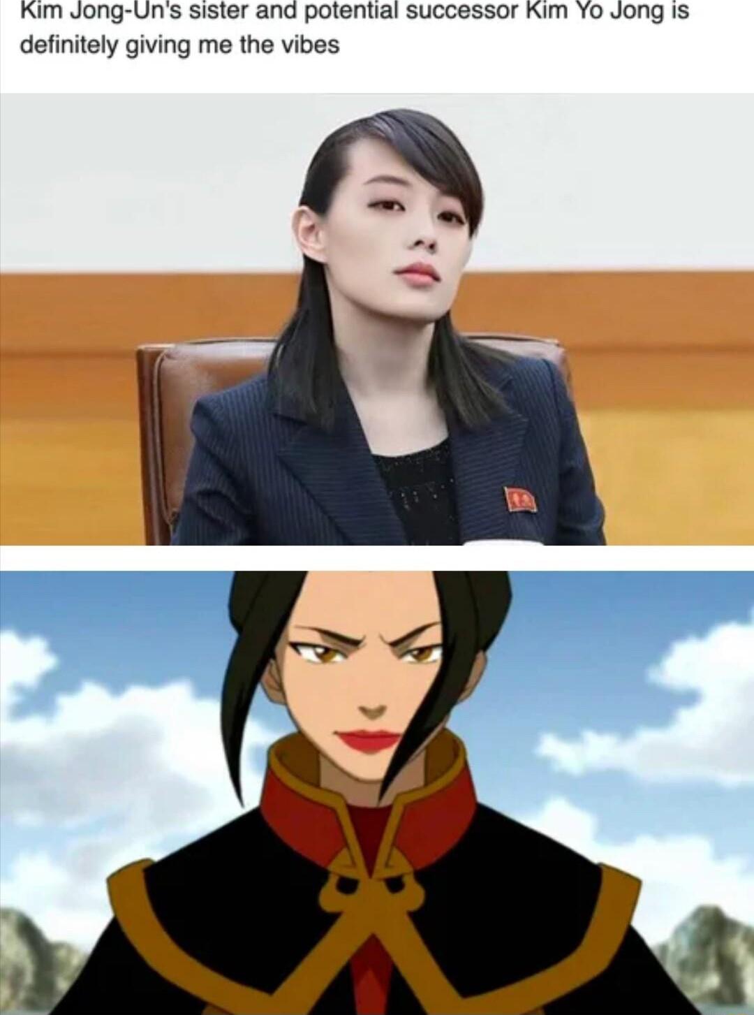 Kim Jong Uns sister and potential successor Kim Yo Jong is definitely giving me the vibes