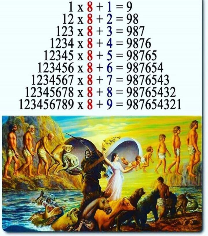 1 298 123 x 8 3 987 1234 x 8 4 9876 12345 x 8 5 98765 123456 x 8 6 987654 1234567 x 8 7 9876543 12345678 x 8 8 98765432 123456789 x 8 9 987654321 i e o x8 x8 x8 x8