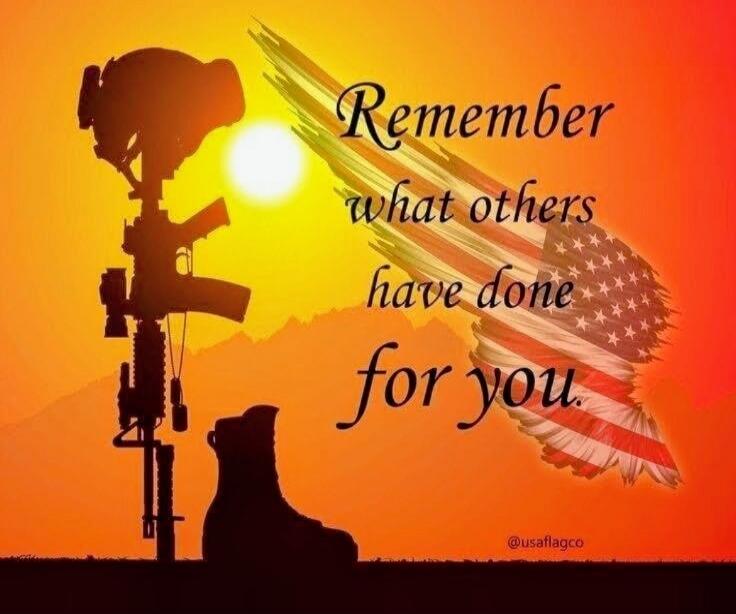 Remember what others have done for you.