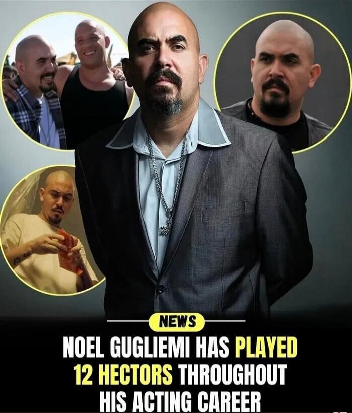 NOEL GUGLIEMI HAS PLAYED 12 HECTORS THROUGHOUT HIS ACTING CAREER