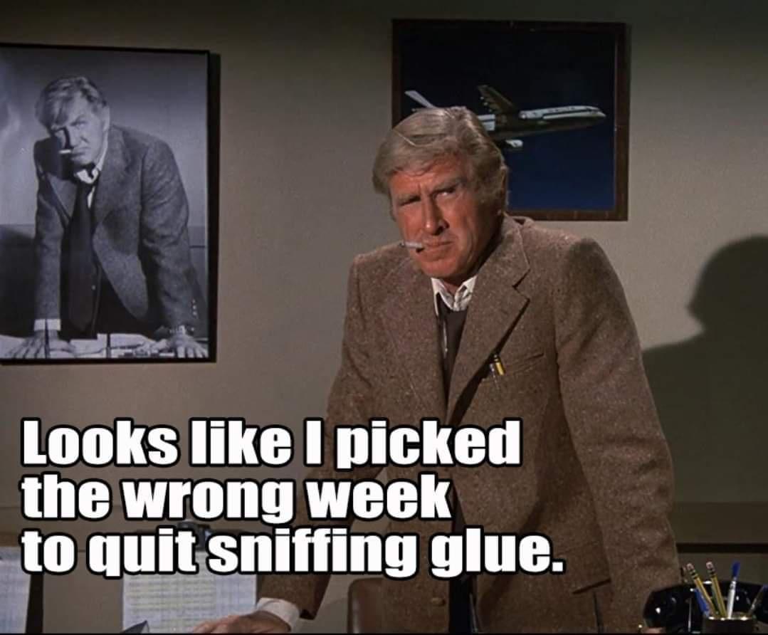 sl Al i 2 N 2N Looks like l picked the wrong week ll Wiig glue