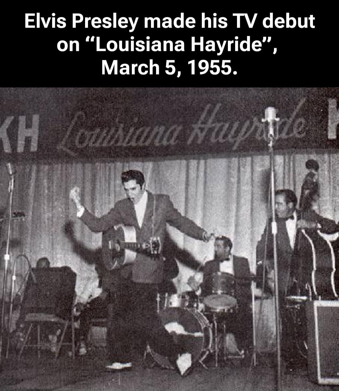 Elvis Presley made his TV debut on 