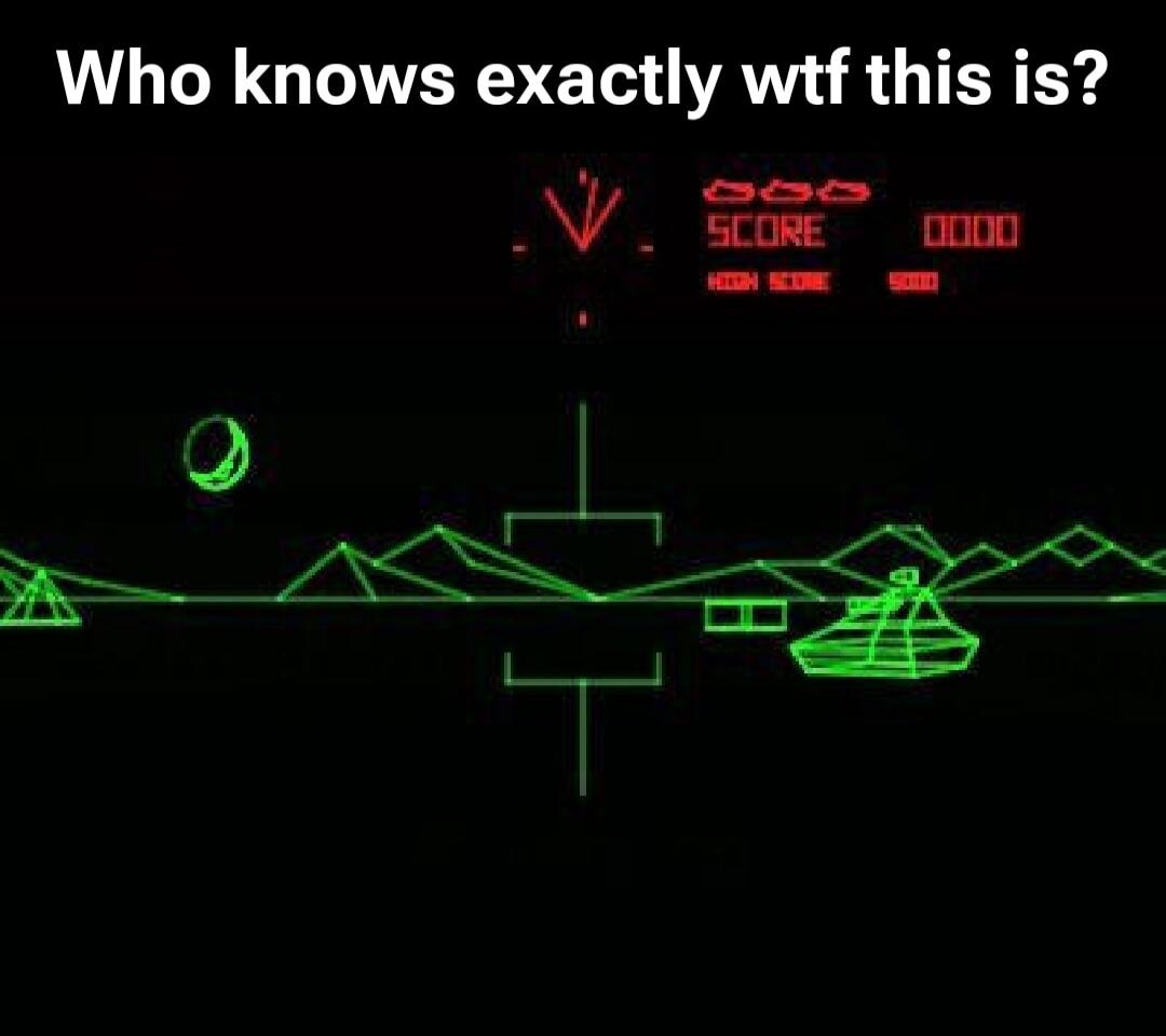 Who knows exactly wtf this is? SCORE 0000 HIGH SCORE 5000